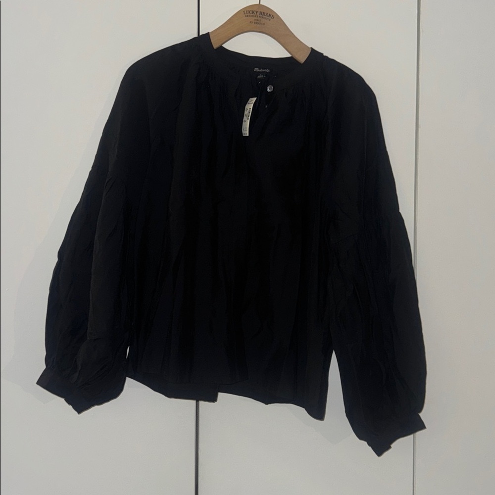 Light Blue Women's Blouse - Picture 6 of 7